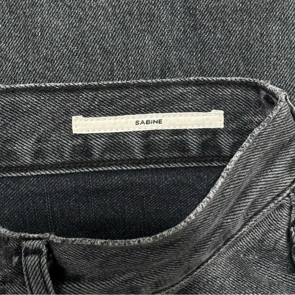 Citizens of Humanity Sabine High Rise Straight Leg Jeans in Black‎ Size 28 - Picture 9 of 13